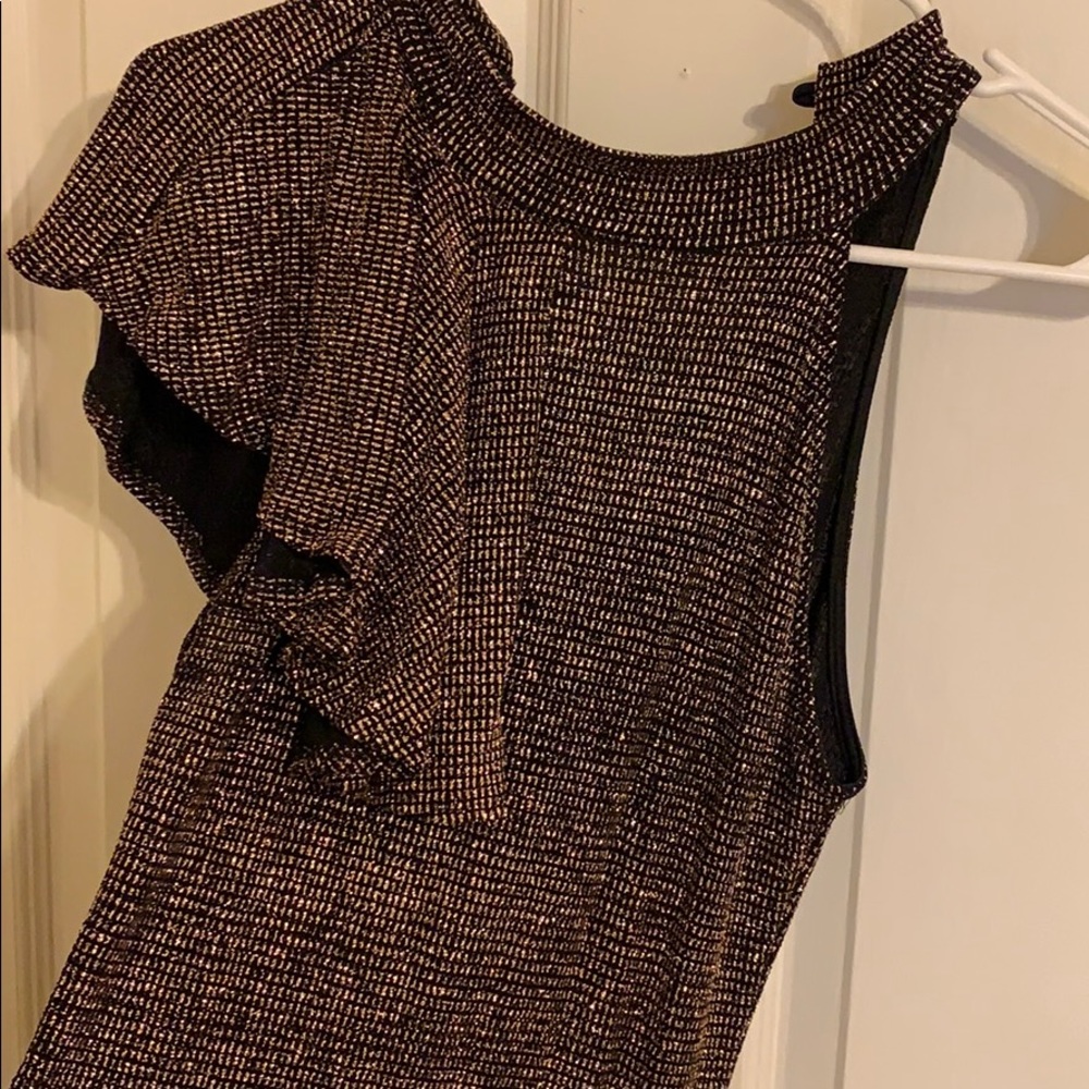 Gold sparkly dress